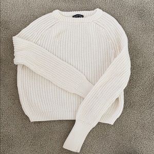 American Apparel cotton crop sweater